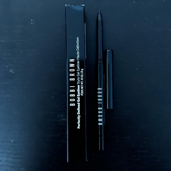 BRAND NEW PITCH BLACK BOBBI BROWN PERFECTLY DEFINED GEL EYELINER PENCIL - Picture 2 of 2